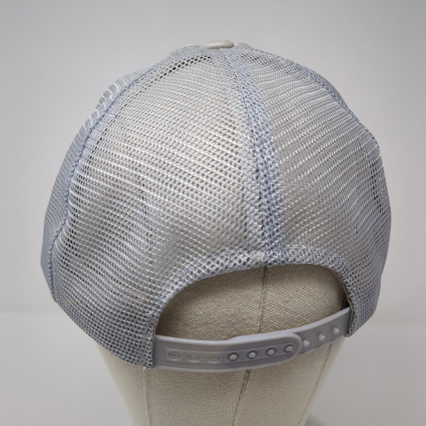 Big Sky Oil Texaco Snapback Trucker Hat Gray One Size Adjustable Mesh Back Rope