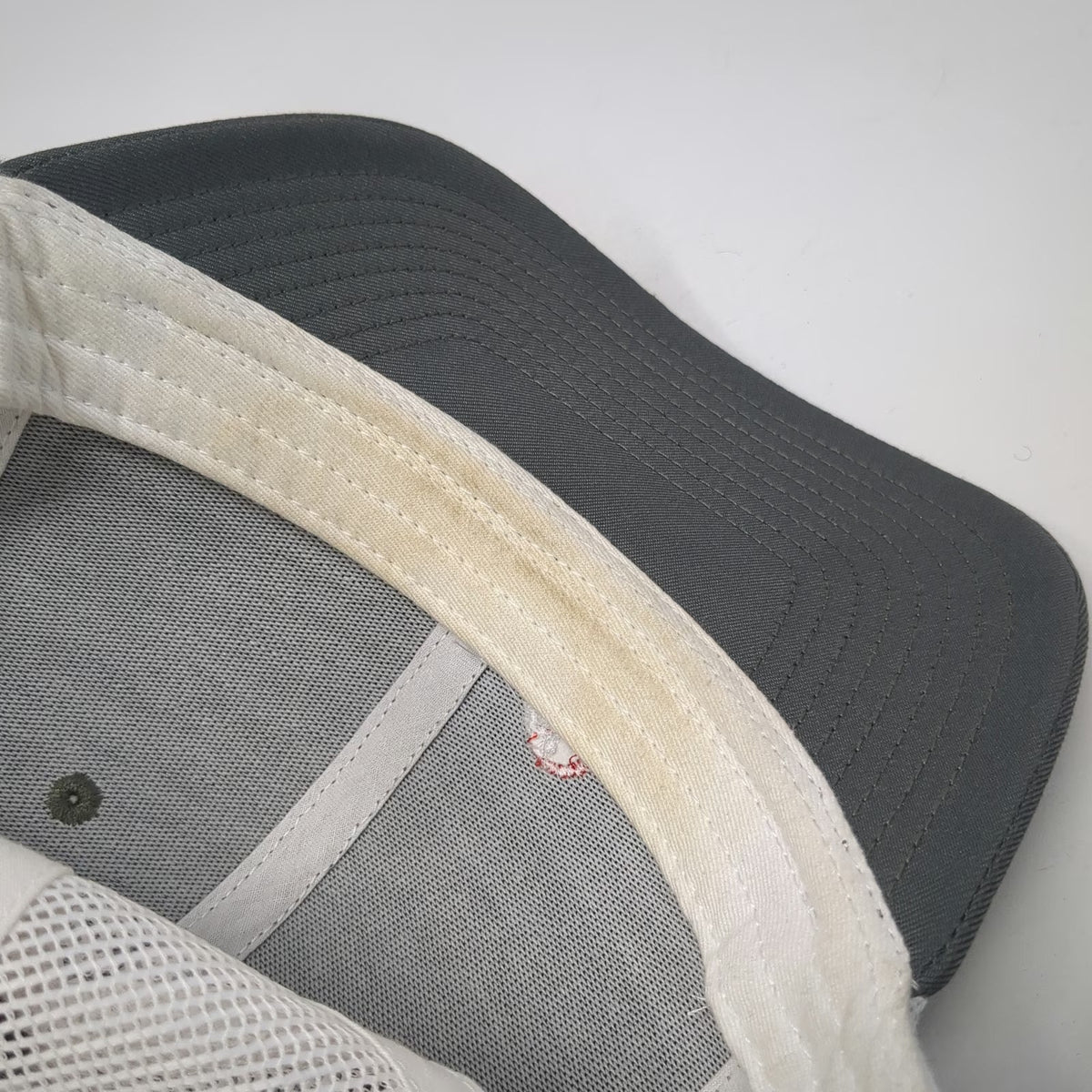 Port Authority Trucker Hat Gray One Size Snapback Mesh Recycled Timesavers Logo