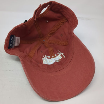 Ouray Grand Teton Distillery Red Baseball Cap Hat One Size Strapback Mountain