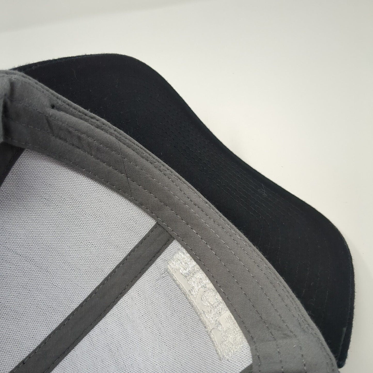 TGE Snapback Trucker Hat Black One Size Adjustable Mesh Back Pacific Headwear