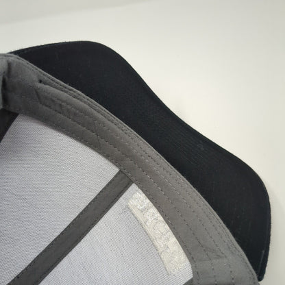 TGE Snapback Trucker Hat Black One Size Adjustable Mesh Back Pacific Headwear