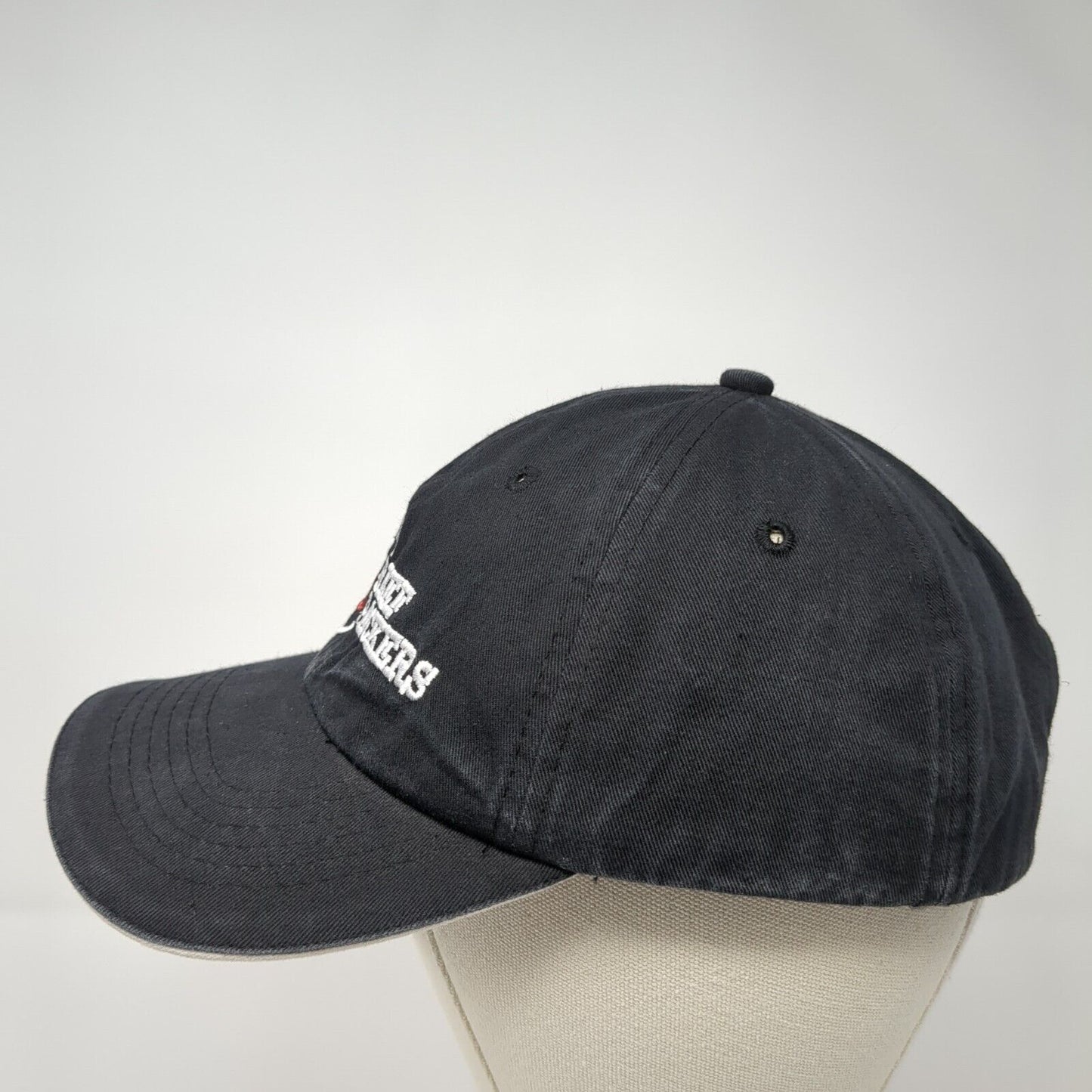 CS Beef Packers Strapback Hat Black One Size Adjustable Embroidered Buck's Bags