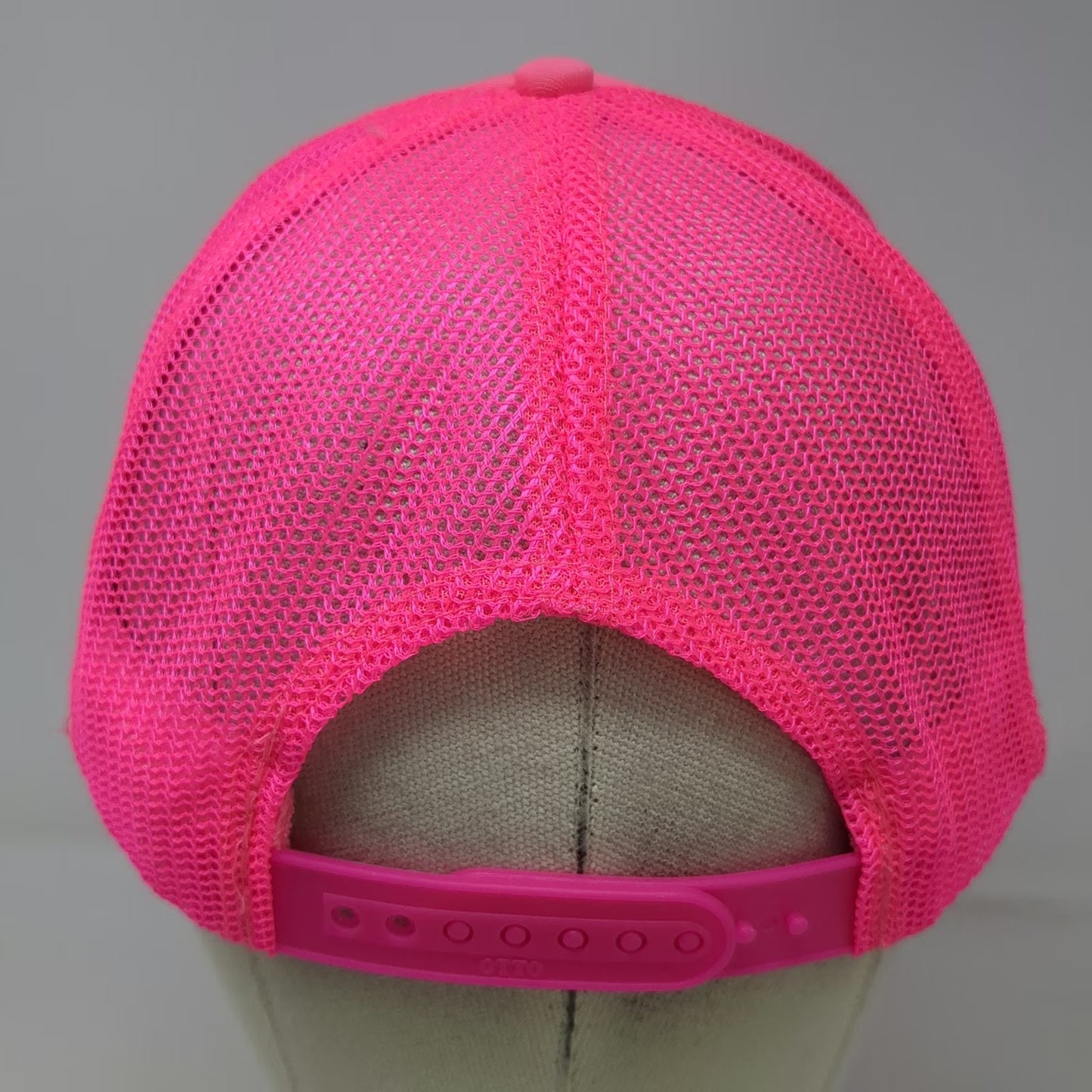 OTTO Trucker Hat Pink One Size Great North Aleworks Brewery Manchester NH Mesh