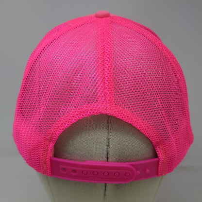 OTTO Trucker Hat Pink One Size Great North Aleworks Brewery Manchester NH Mesh