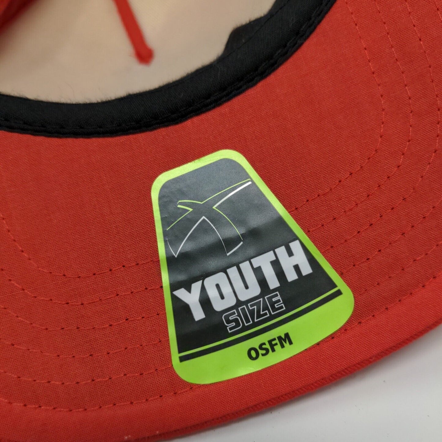 Pokemon Boy's Snapback Hat Red OSFM Embroidered Spell Out Logo Poke Ball