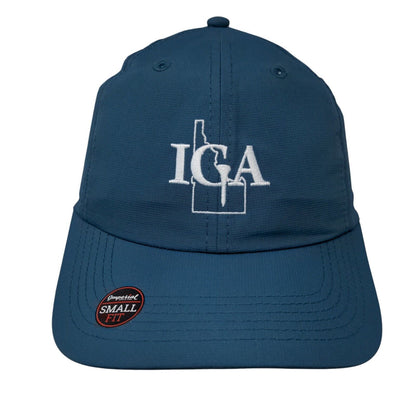 Idaho Golf Association IGA Strapback Hat Blue Small Imperial W/Tags