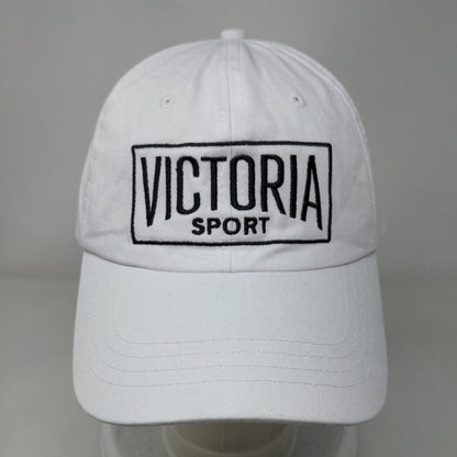 Victoria Sport Slideback Hat White One Size Embroidered Vent Holes