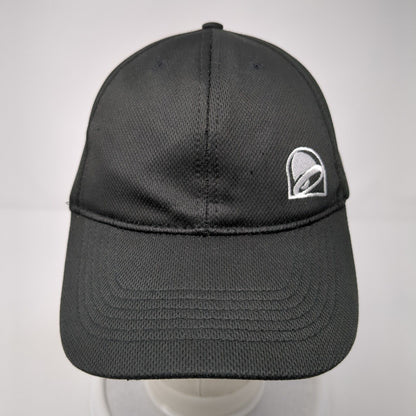 Taco Bell Snapback Hat Black One Size Adjustable Embroidered 6 Panel