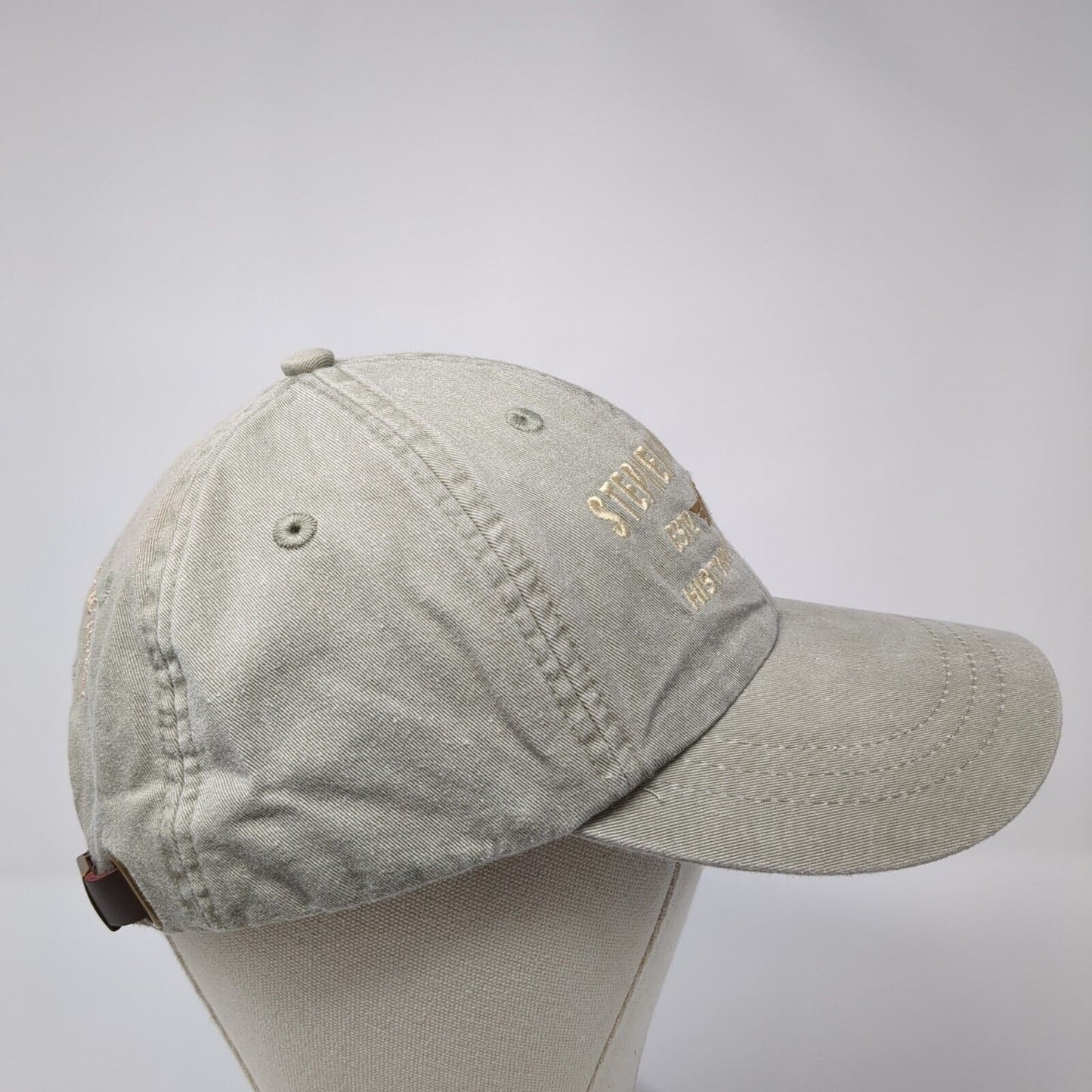 Stephen Ambrose Historical Tours Slideback Hat Tan One Size Adjustable