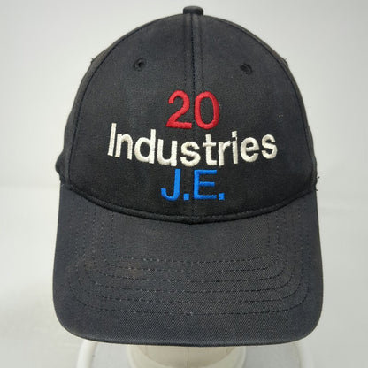 KC Caps Baseball Cap Black M J.E. Industries 20 Percent Stretch Fit Hat Gray