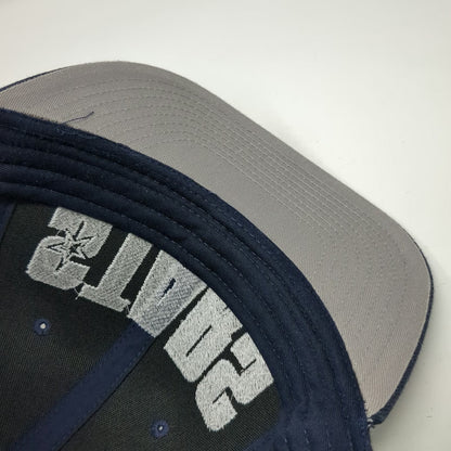 OTTO Snapback Hat Blue One Size Stars Embroidery Gray Underbrim Structured