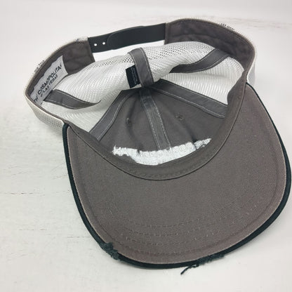 Cosmopolitan of Las Vegas Trucker Hat Gray Black White One Size Mesh Snapback