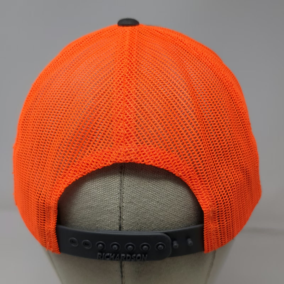 Richardson 112 Trucker Hat Gray Orange One Size Rebecca's Private Idaho Snapback
