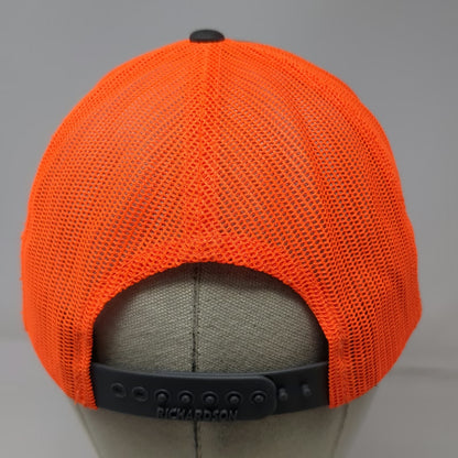 Richardson 112 Trucker Hat Gray Orange One Size Rebecca's Private Idaho Snapback