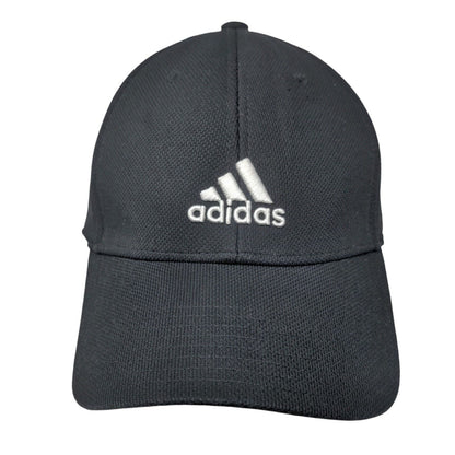 Adidas 3 Stripes Fitted Hat Back One Size Embroidered Logo Climalite