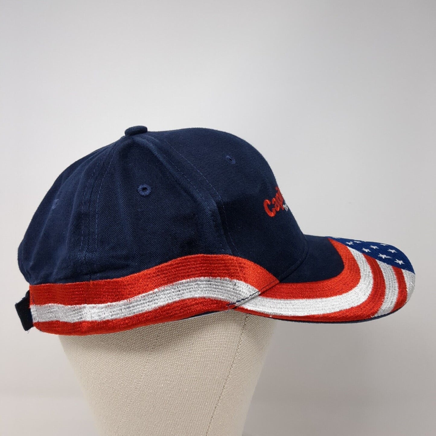 Capital Press The West's Ag Weekly Strapback Hat Blue One Size Adjustable
