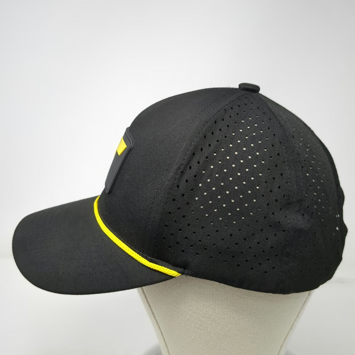 Utah Jazz Team 49 Trucker Hat Black One Size Snapback Rope Cord Rubber Patch