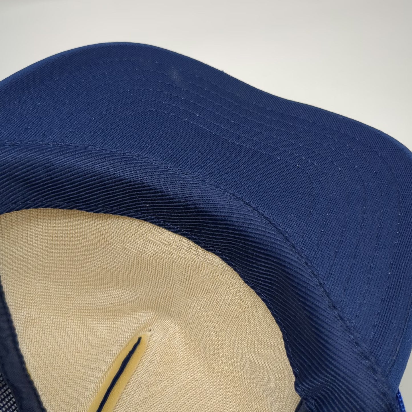 Trucker Hat Blue Vintage USS Haddo SSN 604 Submarine Logo Mesh Back Snapback