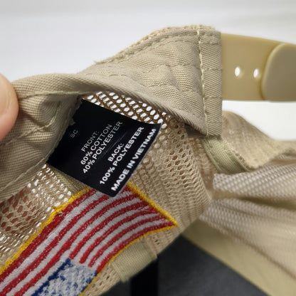 Richardson Brown One Size Trucker Hat Evans Pumps LLC American Flag Snapback