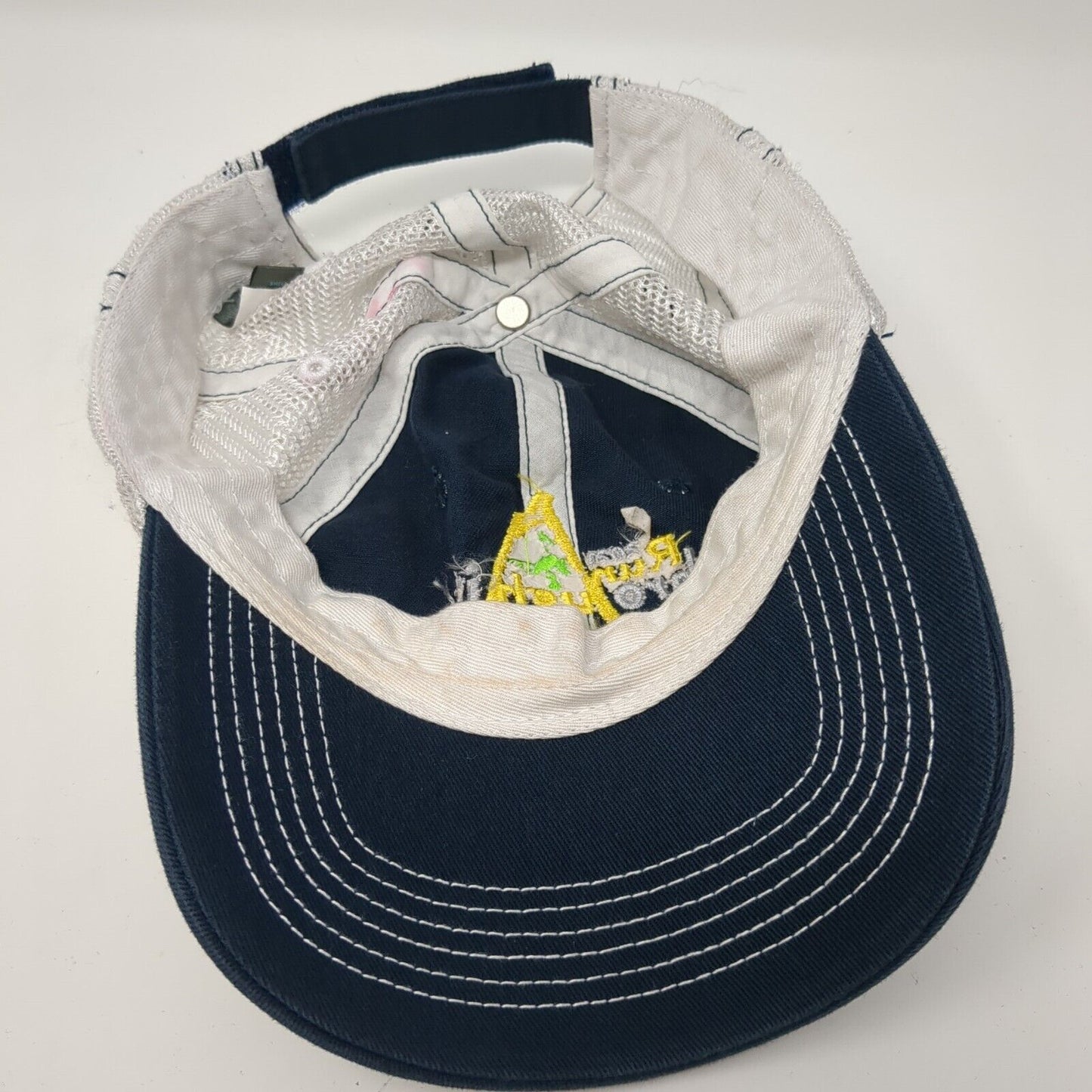 2021 Run Through It Strapback Trucker Hat Blue OSFA Race To Robie Creek
