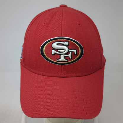 Reebok San Francisco 49ers NFL Red Cap OSFM Sideline Strapback Embroidered Hat