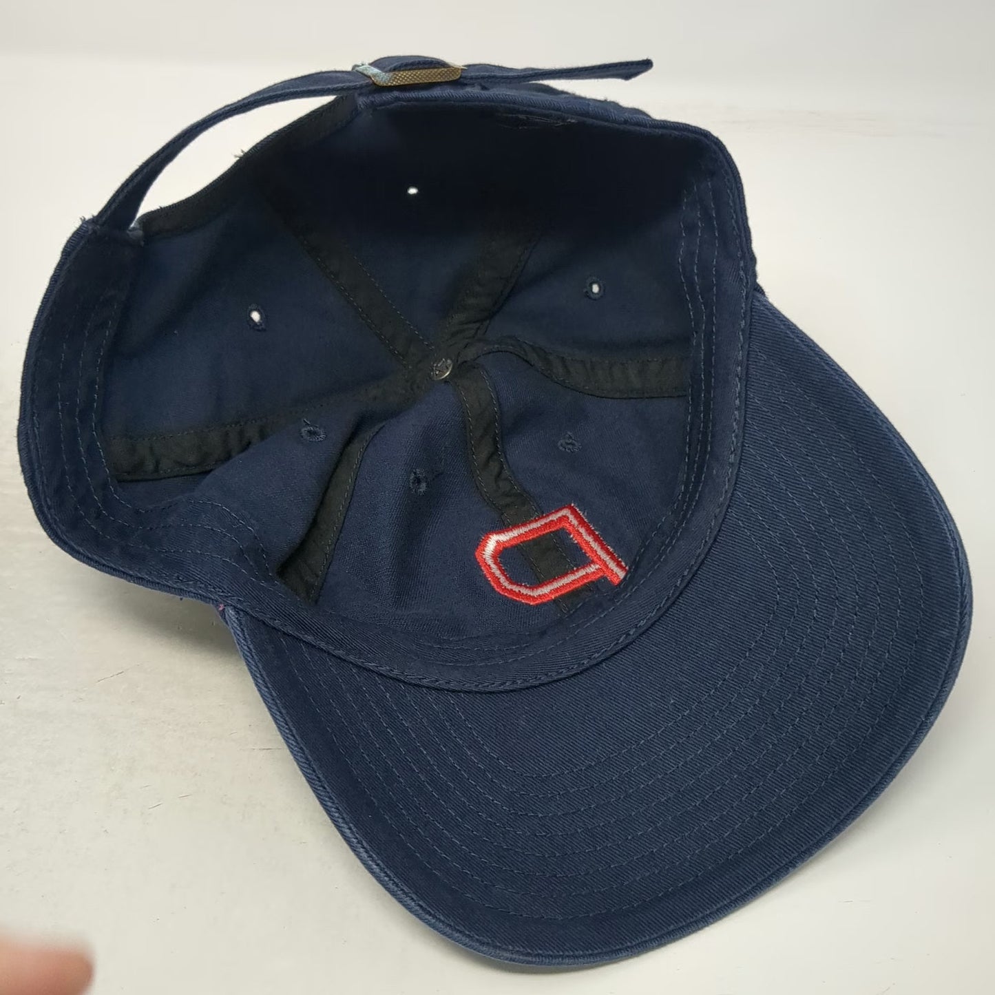 '47 Baseball Cap Blue One Size Adjustable Slideback Embroidered Letter P Hat