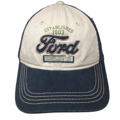 H3 Sportgear Baseball Cap Blue One Size Ford Logo 1903 Strapback Cotton Hat