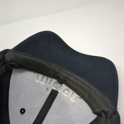 Micron Slideback Hat Black One Size Adjustable Embroidered Promoshop Cotton