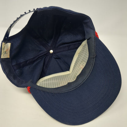 Team Carter Snapback Rope Hat Blue One Size Adjustable Embroidered