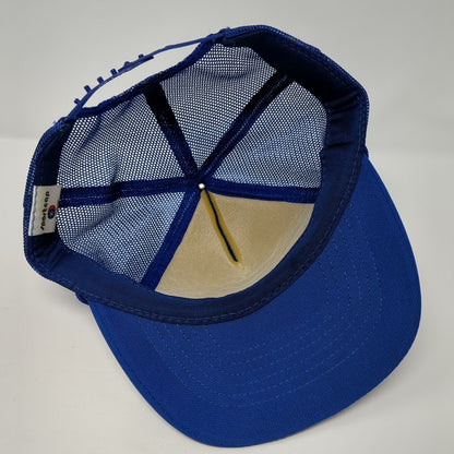 Olympia It's The Water Snapback Trucker Hat Blue Large Adjustable Rope Sportcap