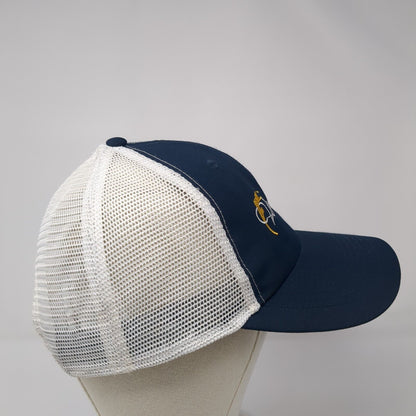 Windbrooker Snapback Trucker Hat Blue One Size Mesh Back Imperial