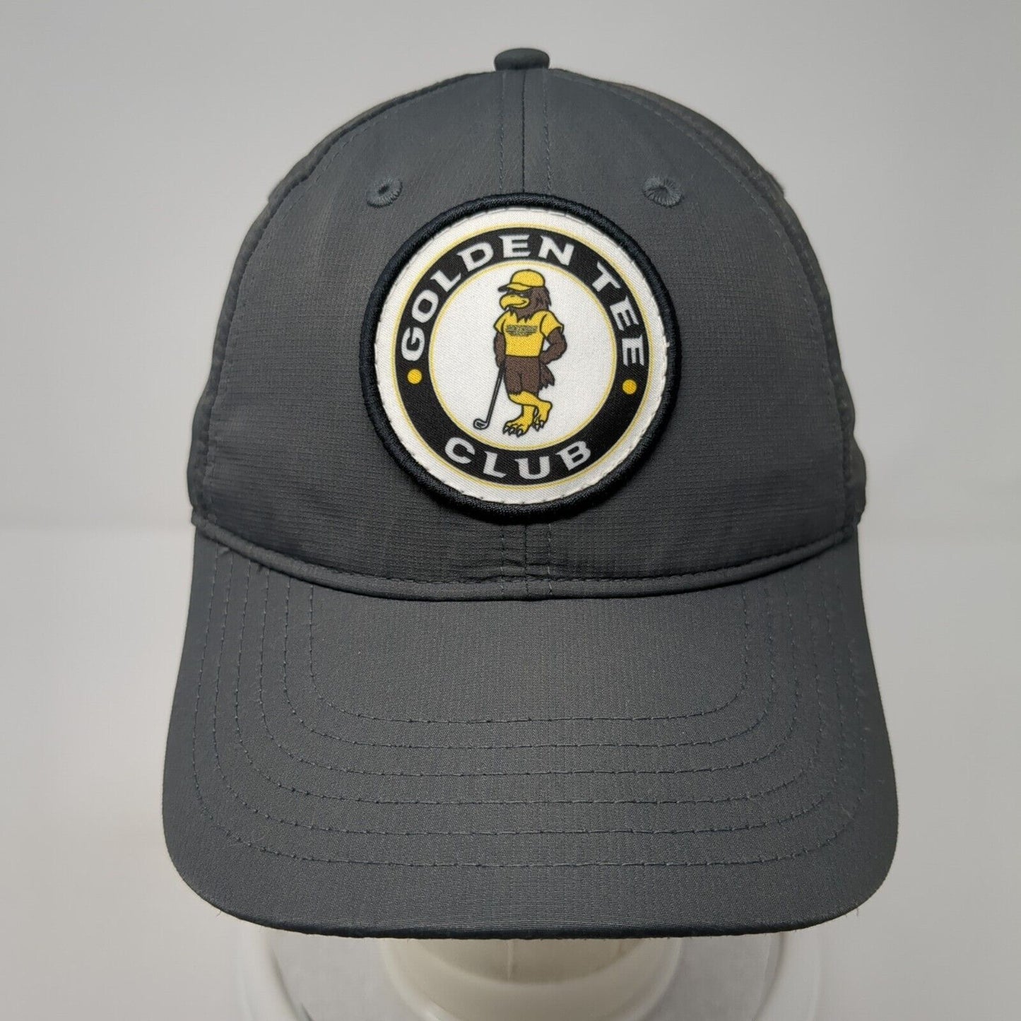 Golden Tee Club Strapback Hat Gray One Size Adjustable Outdoor Cap