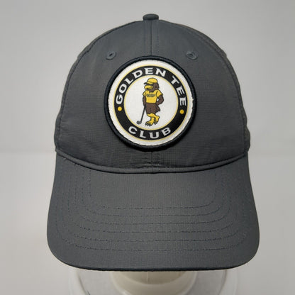 Golden Tee Club Strapback Hat Gray One Size Adjustable Outdoor Cap