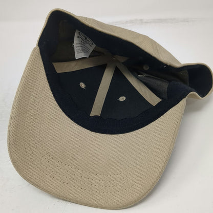 Athletic Works Baseball Cap Beige XL Fitted Performance Mesh Recycled Fabric Hat