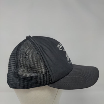 United States Marine Corps Silent Drill Team Snapback Trucker Hat Black OSFA