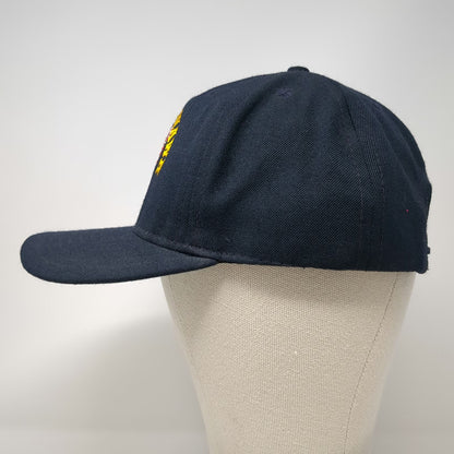 California Headwear Baseball Cap Blue L USS Kitty Hawk CV-63 Eagle Vintage USA