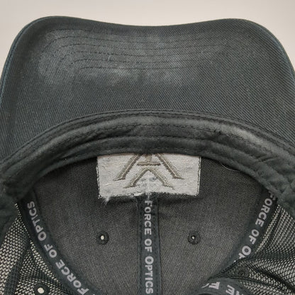 Vortex Optics Baseball Cap Black One Size Mesh Back Force of Optics Logo Patch