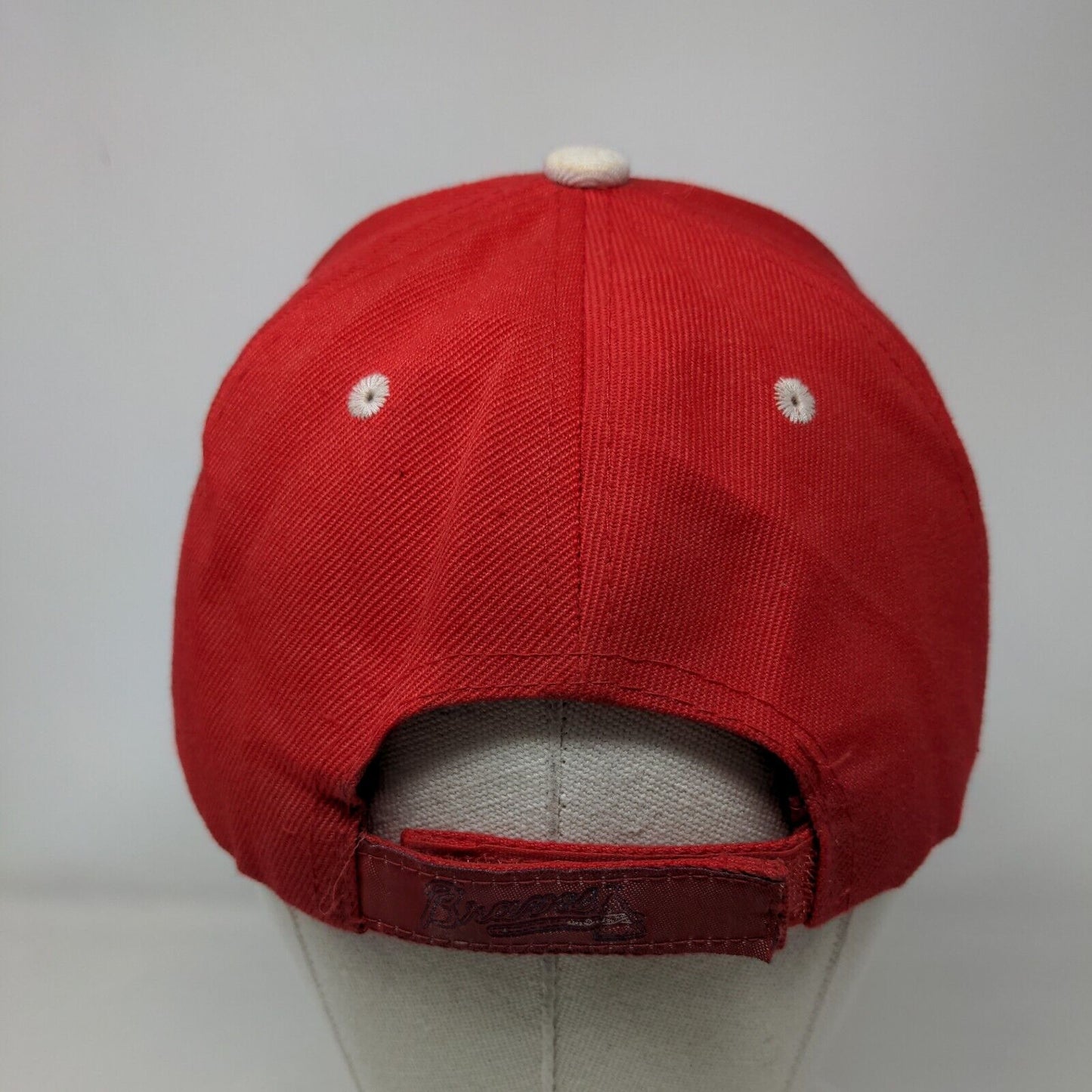 Mississippi Braves Minor League Strapback Hat Red Embroidered Logo