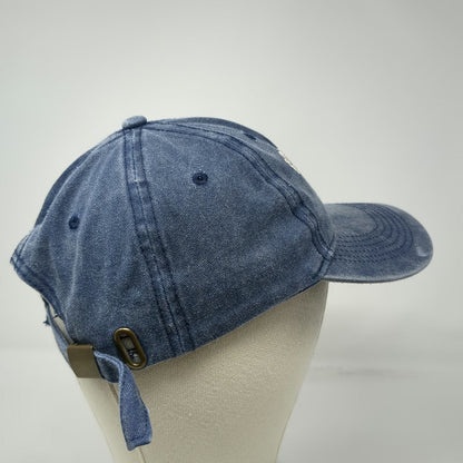 Kaufman Baseball Cap Blue One Size Long Beach Island Est 1670 Slideback Hat