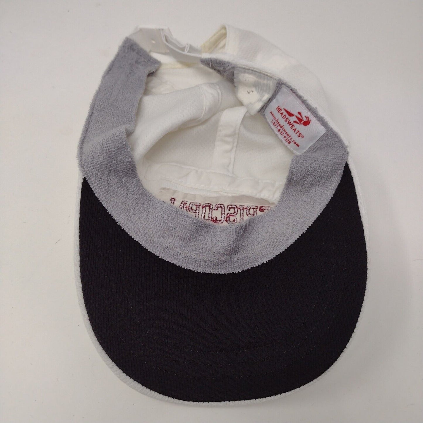 Headsweats Slideback Hat White Episcopal Rowing Embroidered Logo Witt