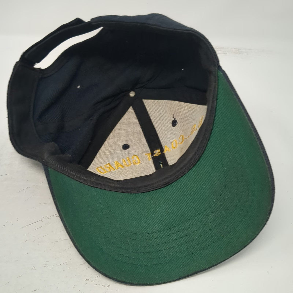 Blue Baseball Cap U.S. Coast Guard PSSU Honolulu Military Pin Hat Vintage