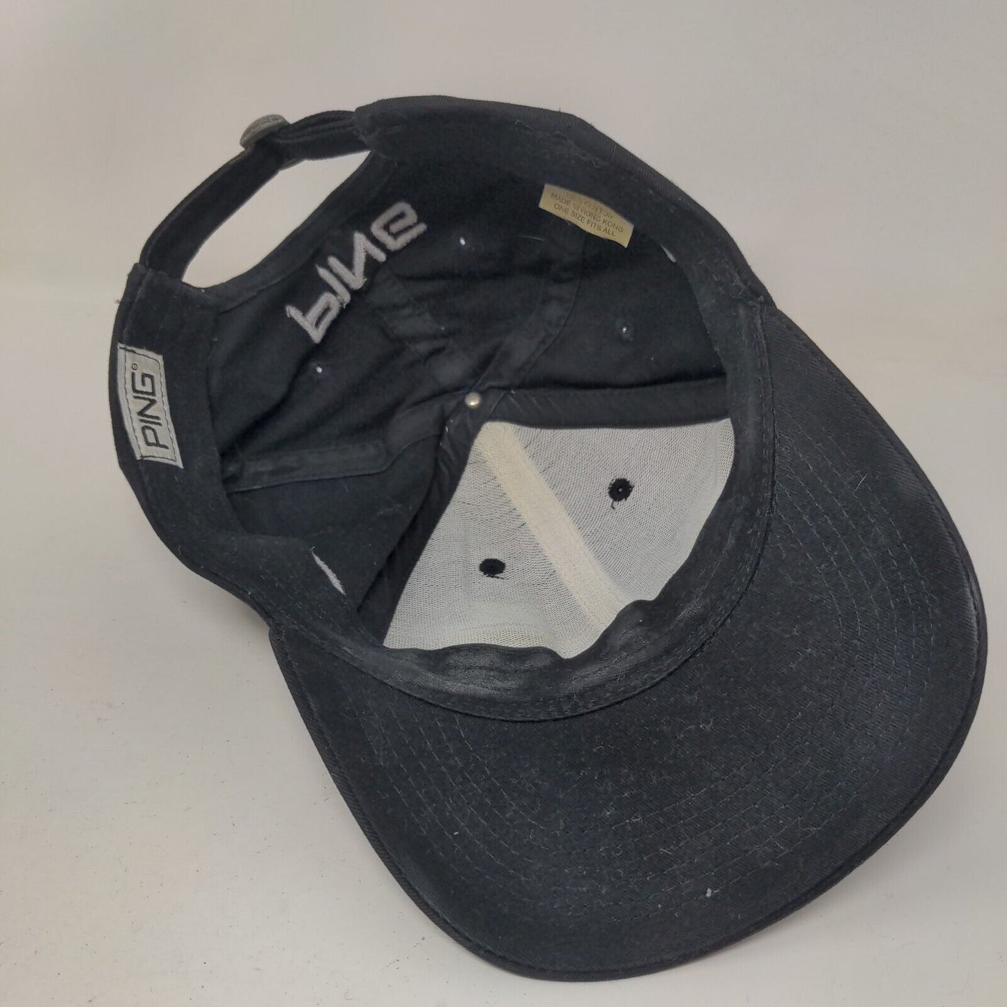 Ping Tisi Driver Slideback Hat Black OSFA Embroidered Adjustable Outdoor