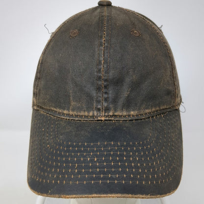 Signatures Baseball Cap Brown One Size Contrast Heavy Stitch Strapback Solid hat