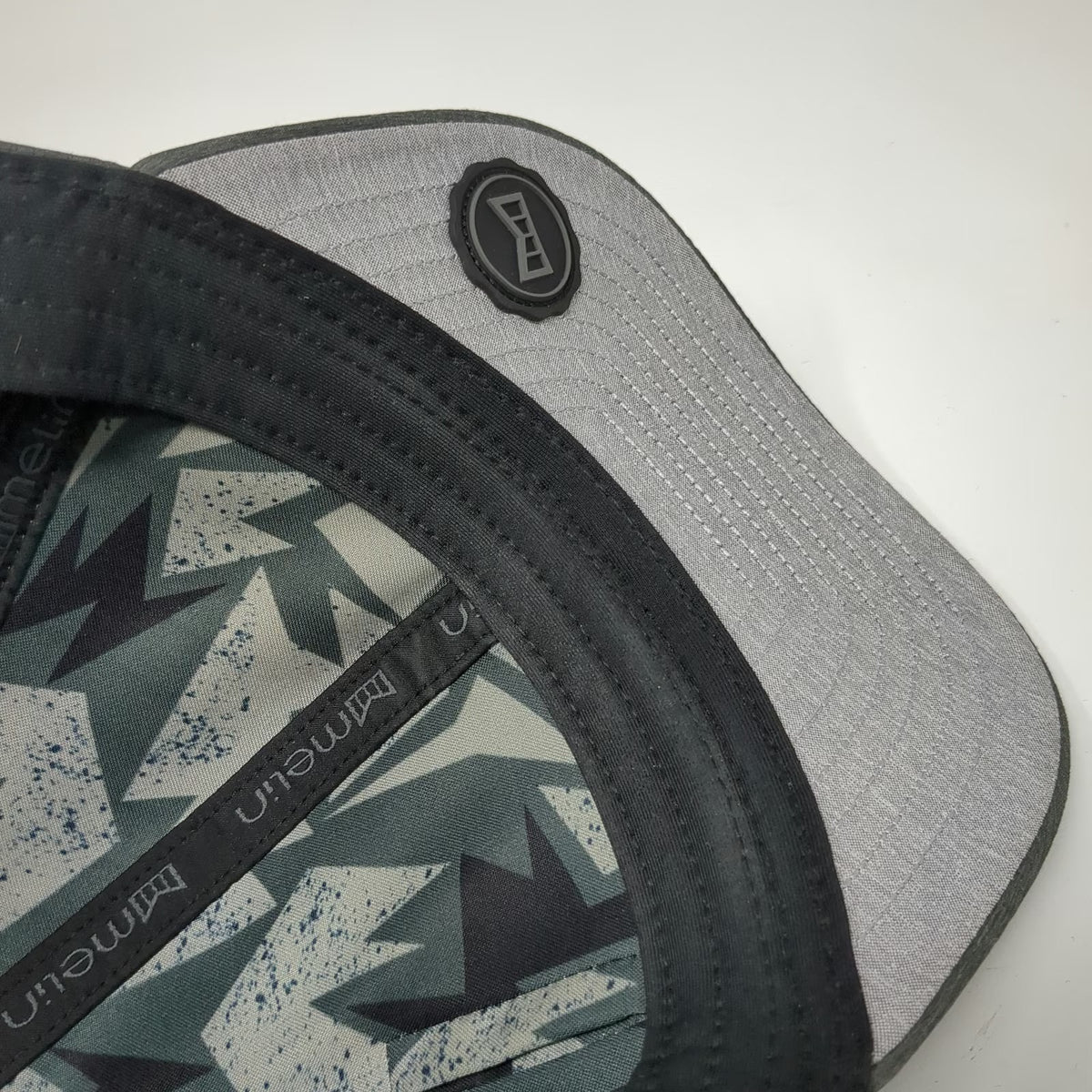 Melin Gray OSFM Trucker Hat Hydro A-Game Snapback Performance Camo Under Brim
