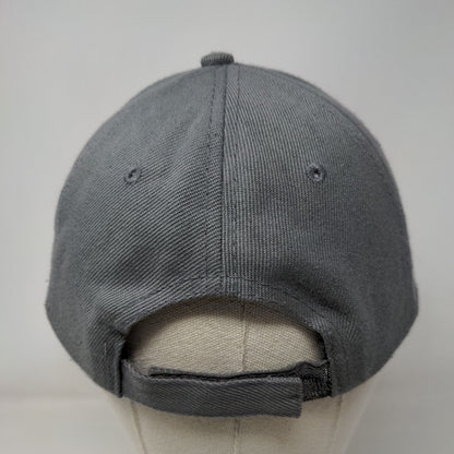 Jesus Is My Boss Strapback Hat Gray One Size Embroidered 6 Panel