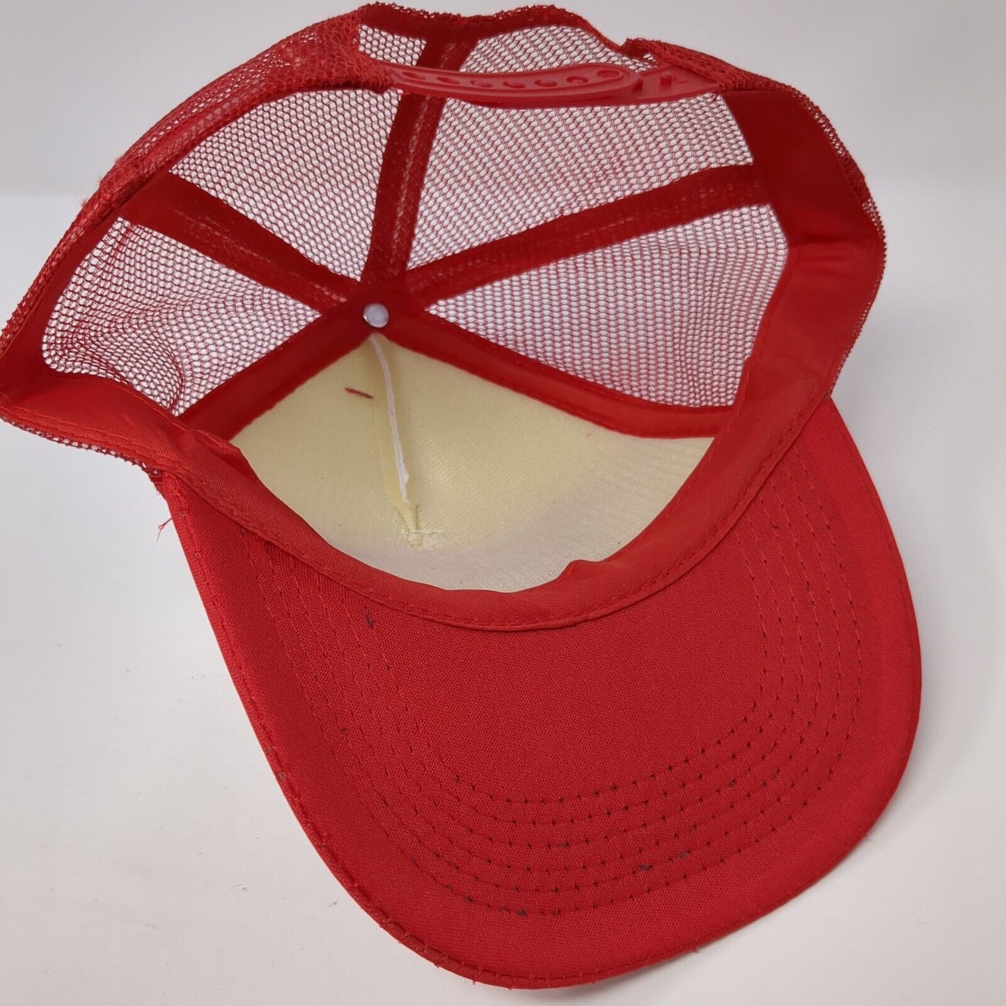 Get Your Heart On Snapback Trucker Hat Red One Size Adjustable Mesh Back