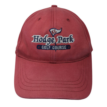 Hodge Park Golf Course Slideback Hat Red One Size American Dry Goods