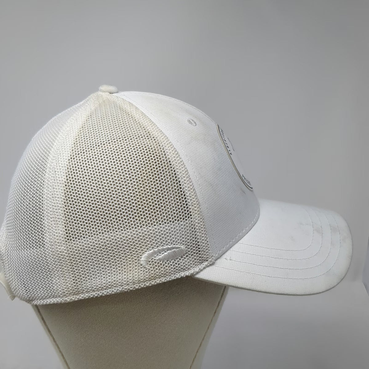 Pukka Albertsons Boise Open Golf Hat White One Size Baseball Cap Mesh Slideback