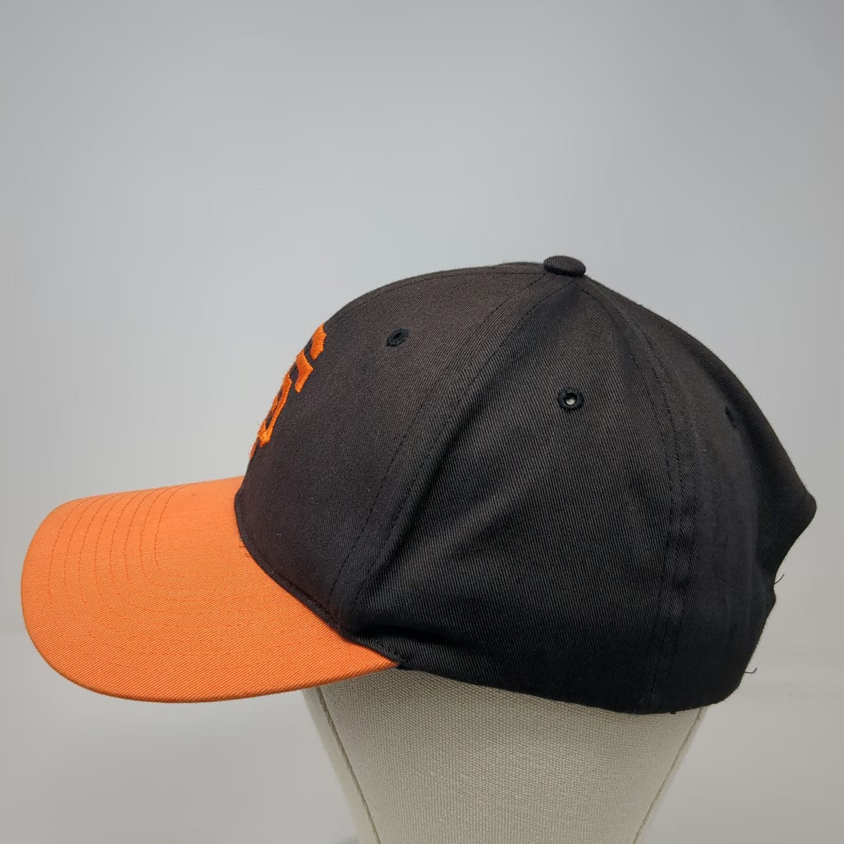 '47 Brand San Francisco Giants MLB Snapback Hat Black Orange One Size OSFM Logo