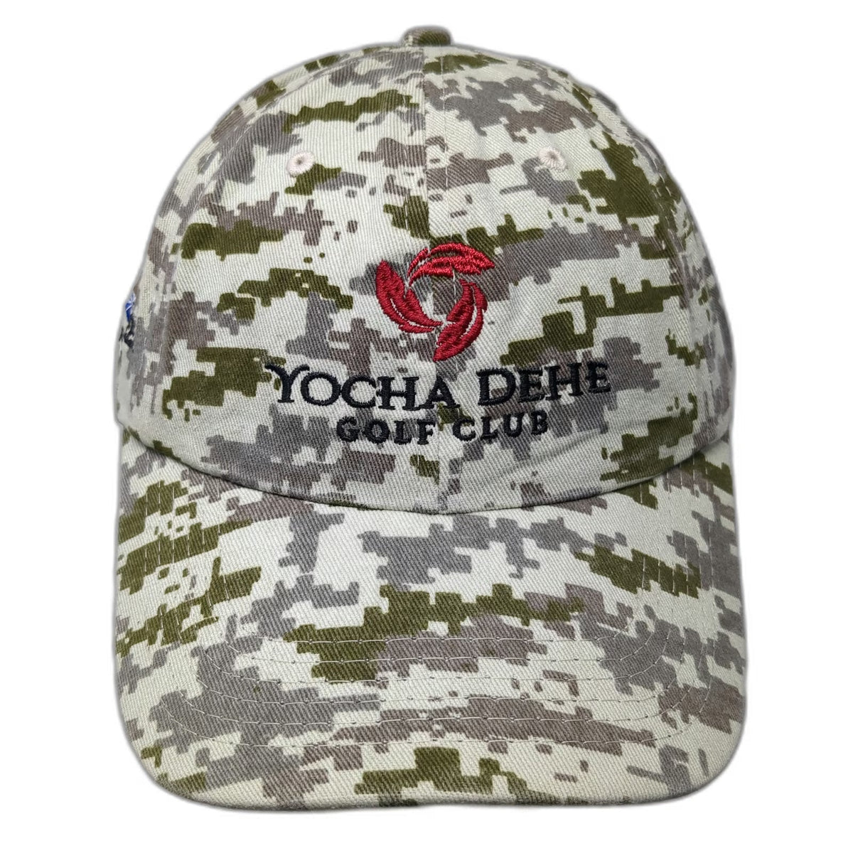 Imperial Baseball Cap Beige OS Yocha Dehe Golf Club Camo Hat Cache Creek Casino